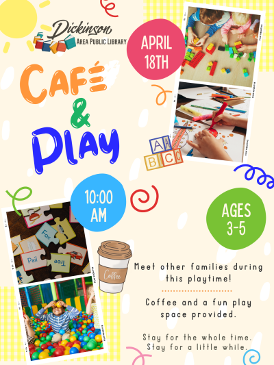 Cafe & Play for ages 3-5