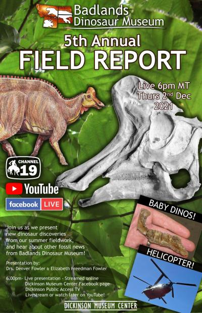 2021 field report poster