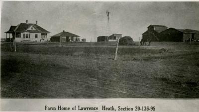 How the farm looked for the Heath and Steinmetz families from 1920- 1940.