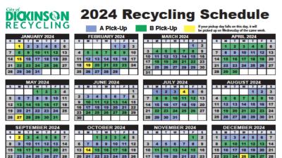 2024 Recycling Calendar