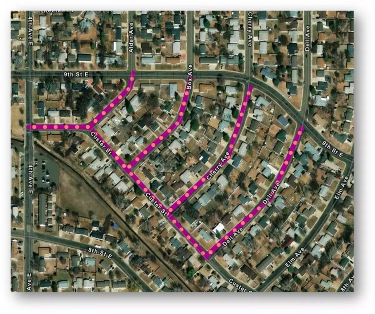 Partial Road Closure CUSTER STREET & ALDER, BOX, CHERRY AND DELL AVENUES April 20 to October 16, 2026