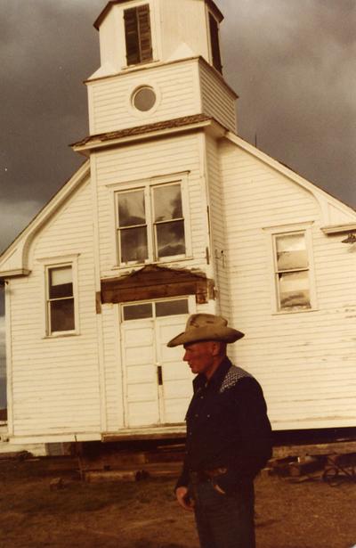 The Church being moved from Taylor in 1981. Photos courtesy of Loren Myran.