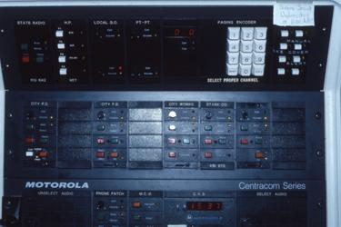 Dispatch panel at the LECComputer technology 1980s