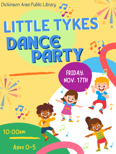 Little Tykes Dance Party November 17th