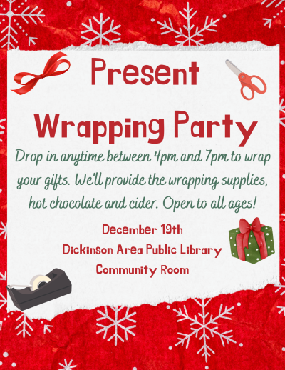 Present Wrapping Party Poster