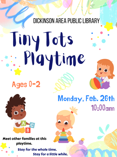 Tiny Tots Playtime for ages 0-2