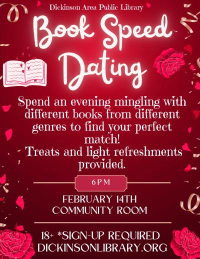 Book Speed Dating Poster