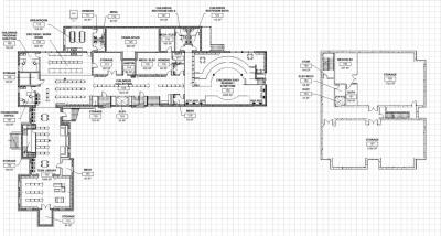 library remodel architect plans