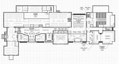 library remodel architect plans 3