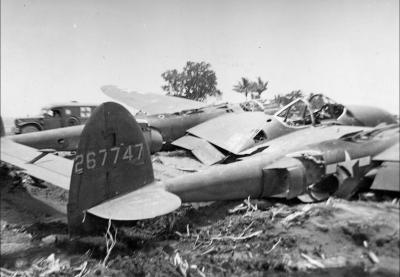 wrecked p38