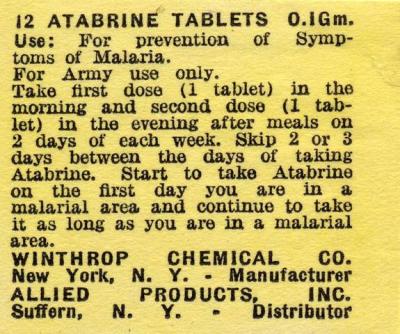 malaria warning