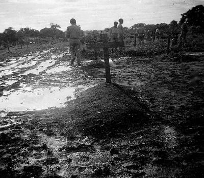 New Graves On Guadalcanal Near Henderson Field In Late 1942.