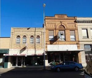 Independent Order of Odd Fellows Lodge and J.P. Moir building. 30 and 36 1st Avenue West. Approved November 15, 2012.