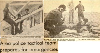 Tactical team training 1977